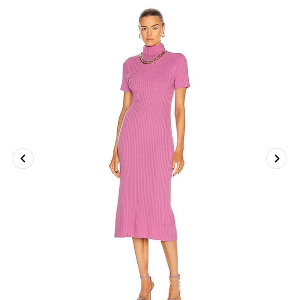 STAUD Lilou dress pink M